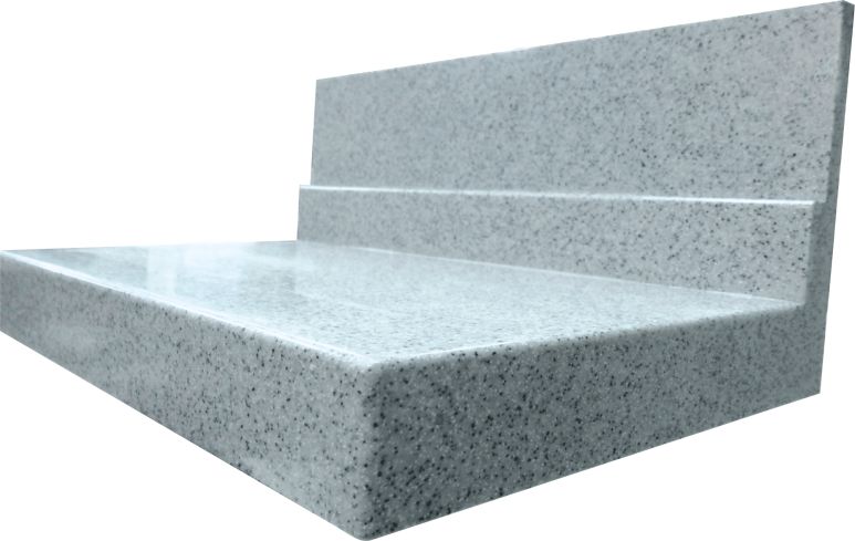 Стеновая панель и плантус из искусственного камня